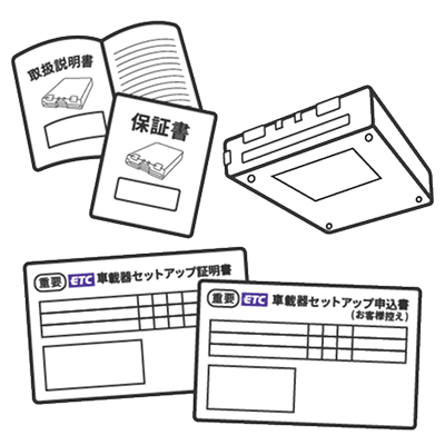 車載器管理番号確認方法のイメージ図